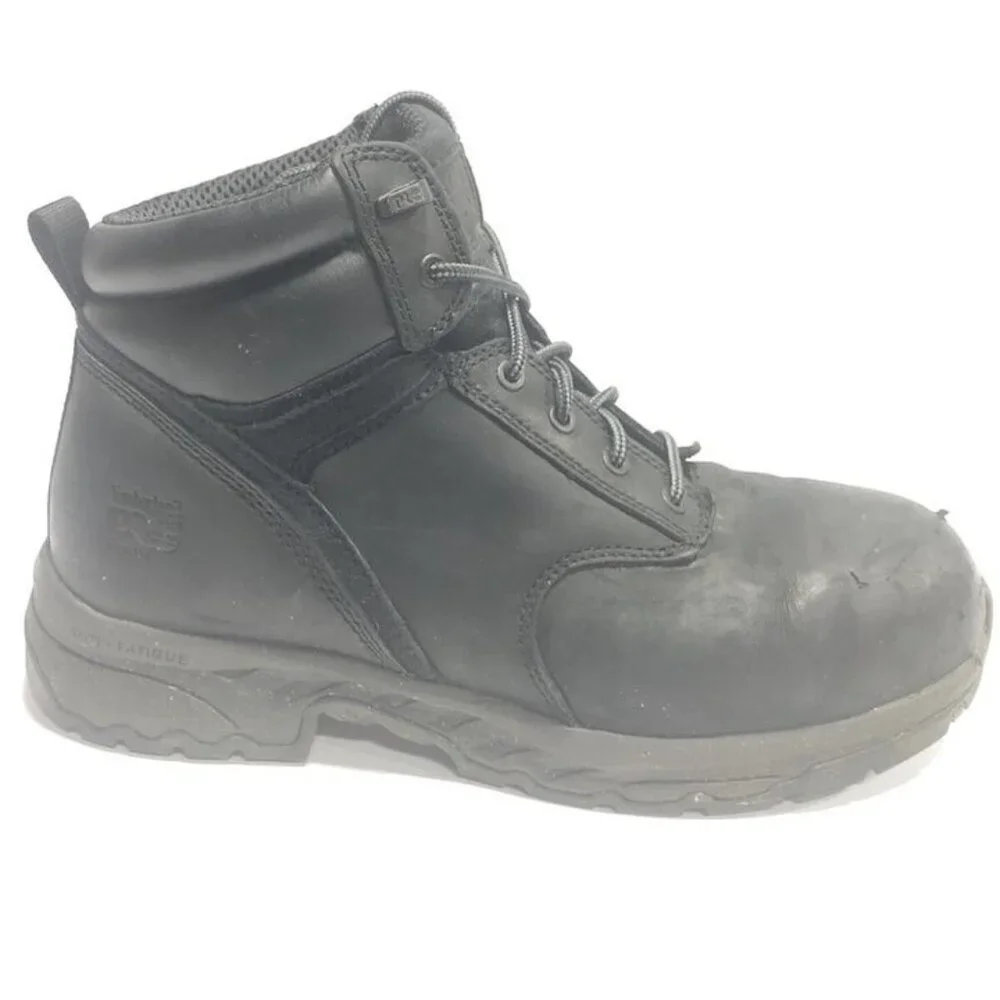 Timberland Pro Men’s Jigsaw, Black Steel Toe Work Boots, Size 11M